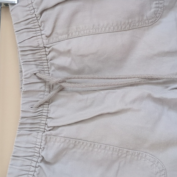 Small Linen Blend Cynthia Rowley Short Pull-On Stretchy Waist Drawstring - Picture 5 of 14